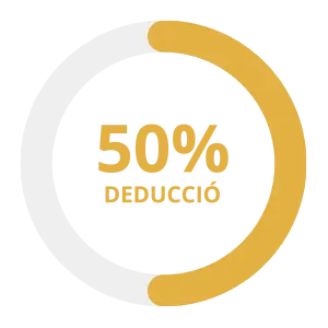 deducció 50%